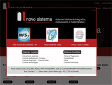 Tablet Screenshot of novosistema.com.br